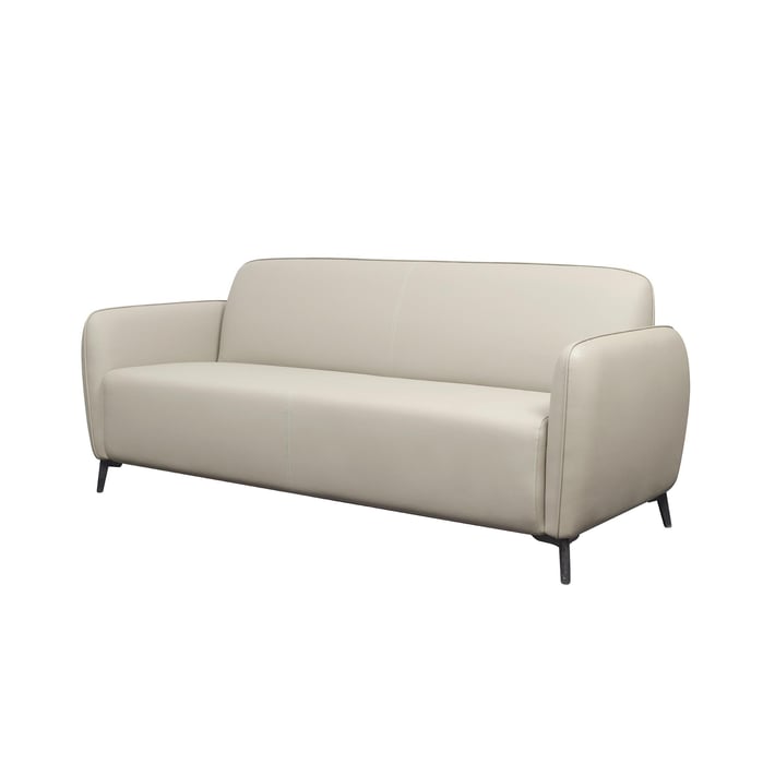 Диван RFG Lisa двуместен, екокожа, 1380 х 750 х 780 mm, светлосив