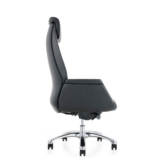 RFG Кресло EOOS, работно, черна седалка, черна облегалка