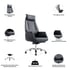 RFG Кресло EOOS, работно, черна седалка, черна облегалка