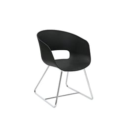 RFG Кресло Simon X Black 4S, основа с цвят хром