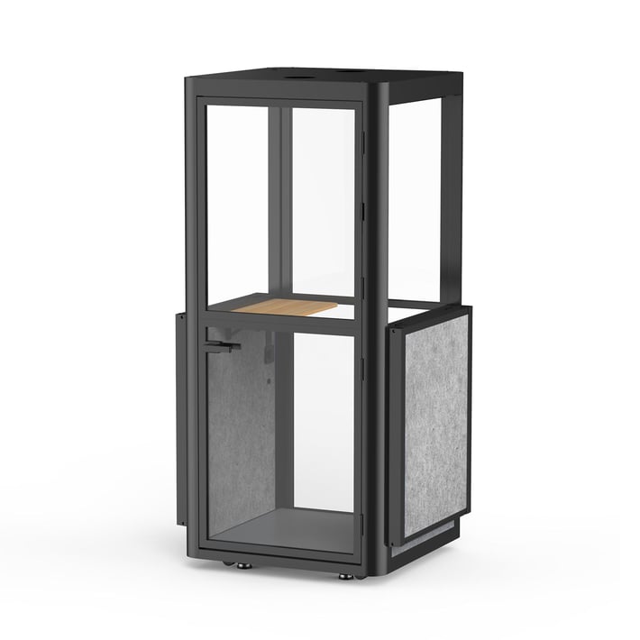 Кабина Flexi101, шумоизолираща, 1020 х 1020 х 2260 mm, сива