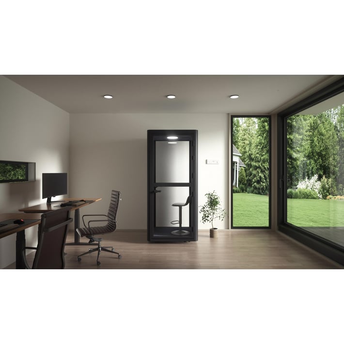 Кабина Flexi101, шумоизолираща, 1020 х 1020 х 2260 mm, сива