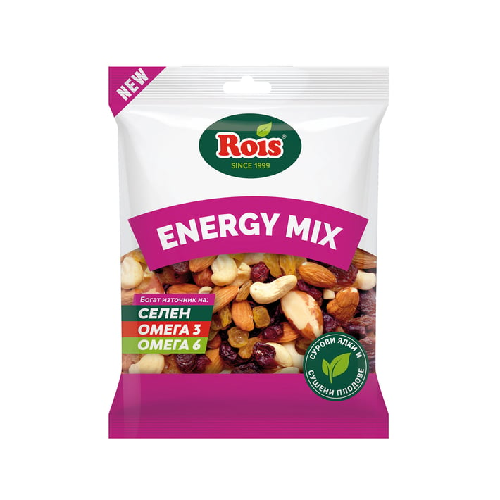 Rois Ядки Energy Mix, сурови, 150 g