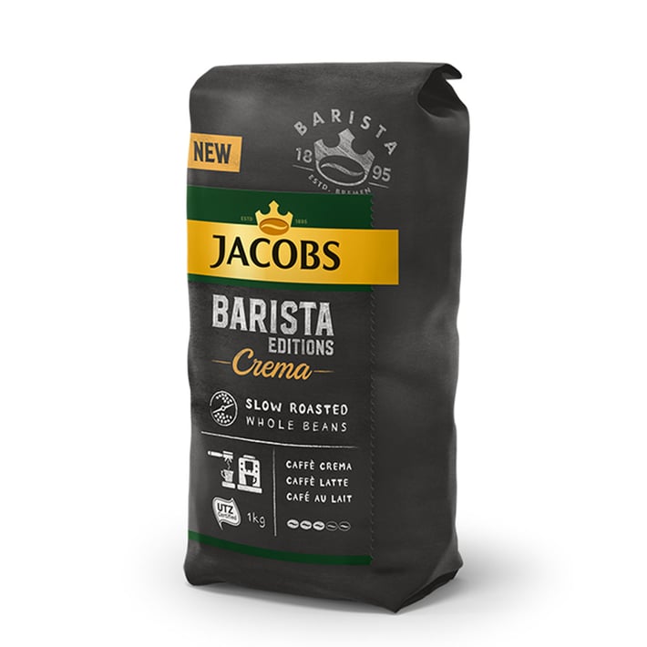 Jacobs Кафе на зърна Barista Editions Crema, 1 kg