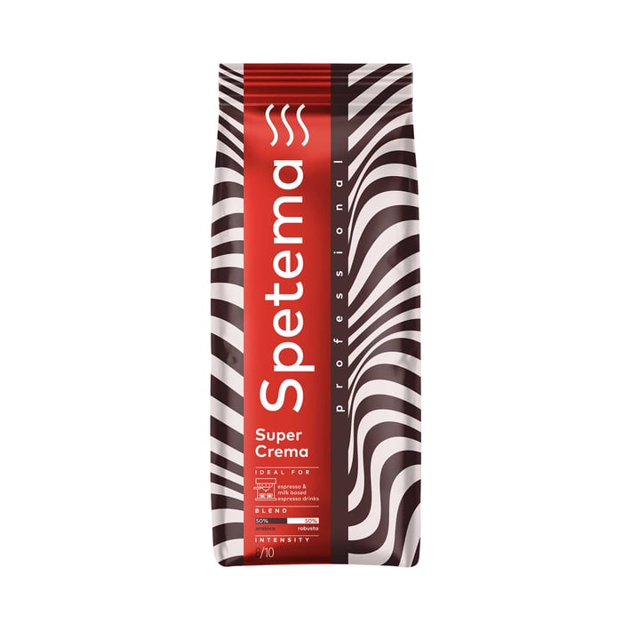 Spetema Кафе на зърна Professional Super Crema Espresso, 1 kg