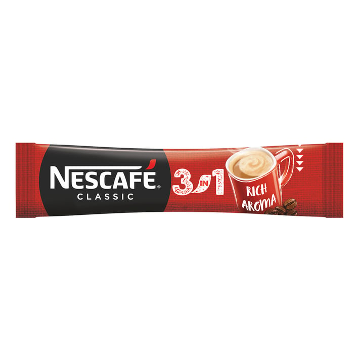 Nescafé Разтворимо кафе 3in1 Classic, 16.5 g, в пакетче, 28 броя