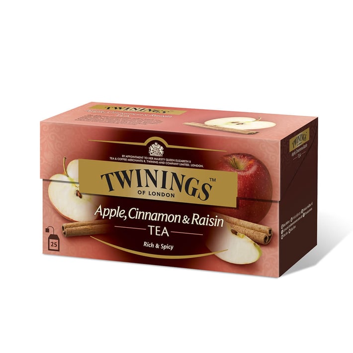 Twinings Чай ''Ябълка, канела и стафиди'', 2 g, в пакетче, 25 броя