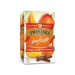 Twinings Чай ''Портокал, манго и канела'', плодов, 2 g, в пакетче, 20 броя