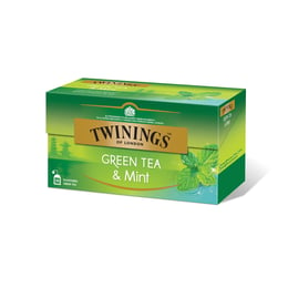 Twinings Чай „Зелен с мента“, 2 g, в пакетче, 25 броя