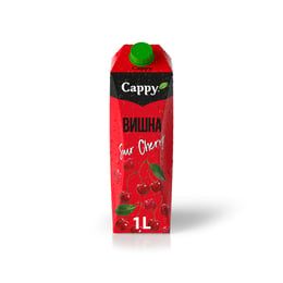 Cappy Плодова напитка, вишна, 1 L, в кутия