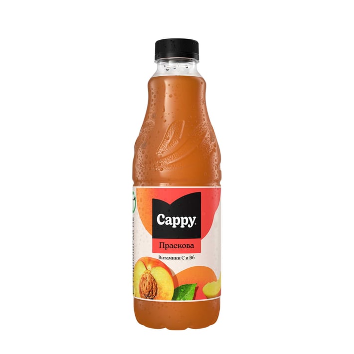 Cappy Плодова напитка, праскова, 1 L, в кутия