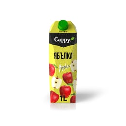 Cappy Нектар, ябълка, 1 L, в кутия