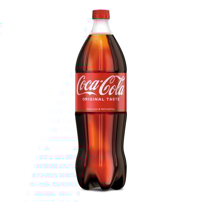 Coca-Cola Газирана напитка, 2 L, в пластмасова бутилка