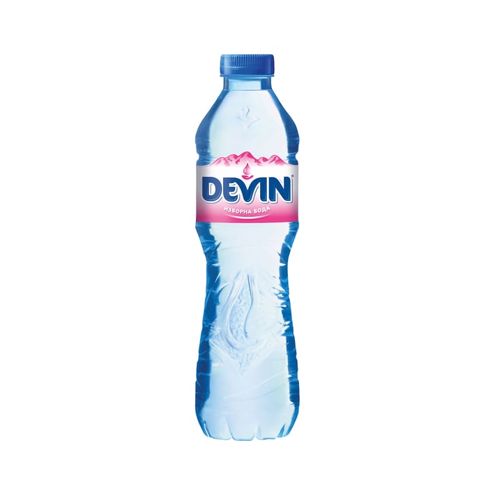 Devin Изворна вода, 500 ml, в пластмасова бутилка