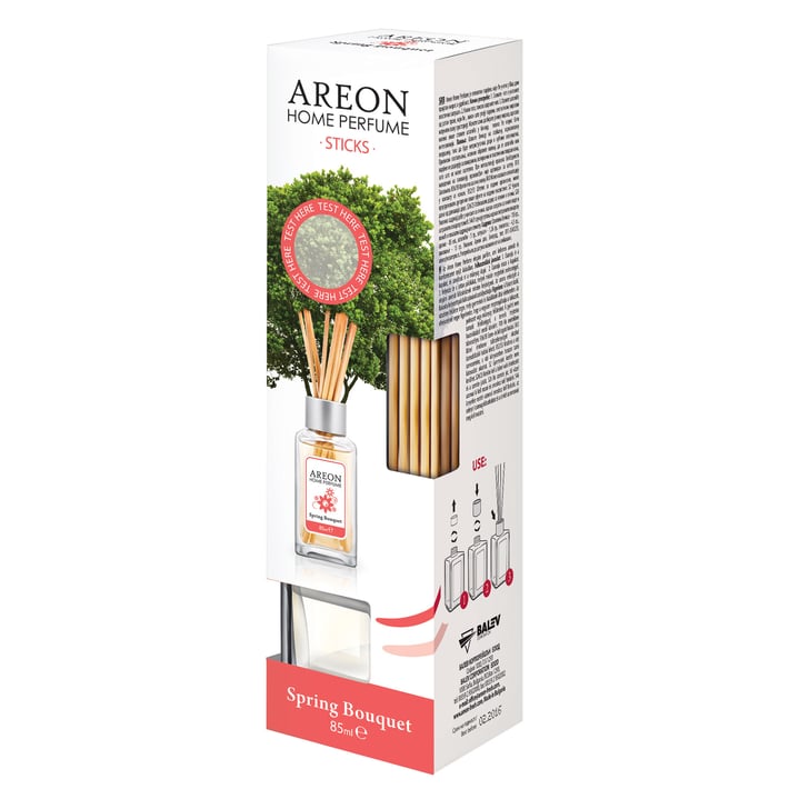Areon Ароматизатор Home Perfume, пръчици, пролетен букет, 85 ml