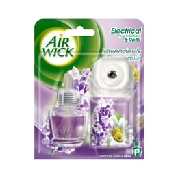 Air Wick Ароматизатор, електрически, лавандула, с включен пълнител, 19 ml