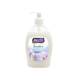 Medix Течен сапун Cream Collection Sensitive, с помпа, 400 ml, бял