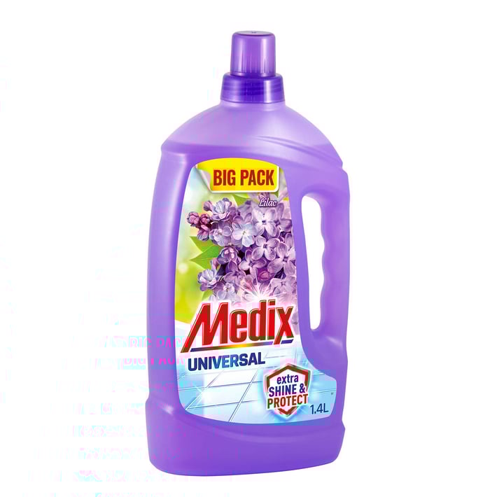 Medix Препарат за почистване Express & Shine, универсален, люляк, 1.4 L, виолетов