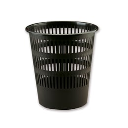 Faibo Кош за хартиени отпадъци, пластмасов, 12 L, черен
