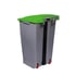 Planet Кош за отпадъци, за разделно събиране, с педал, пластмасов, 70 L, зелен