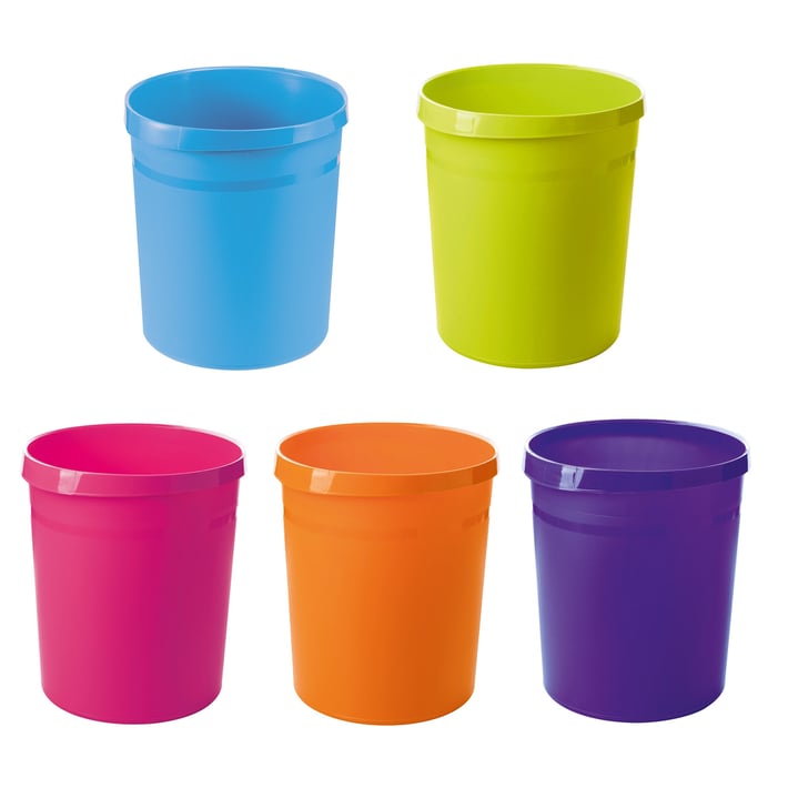 HAN Кош за отпадъци Grip Trend, пластмасов, 18 L, светлосин