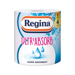 Regina Кухненска ролка Ultra Absorb, целулоза, трипластова, 1 брой