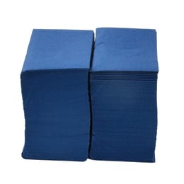 Салфетки, целулоза, двупластови, 1/8 сгъвка, 33 х 33 cm, сини, 150 броя