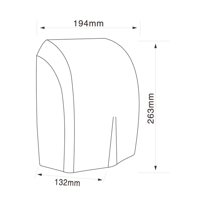 Faneco Сешоар за ръце Mistral Pro, 1500 W, бял