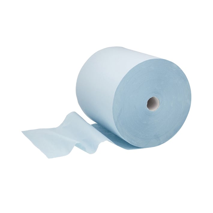 Kimberly-Clark Кърпи за почистване WypAll L30 7426, на ролка, 38 х 37 cm, 670 къса, сини