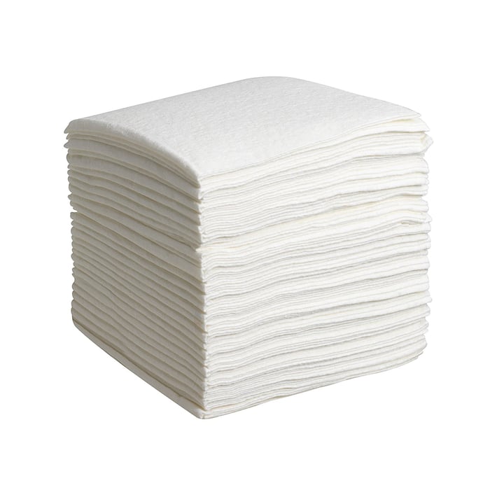 Kimberly-Clark Кърпи за почистване WypAll L40 8387 Absorbent, 1/4 сгънати, 30.4 х 31.7 cm, бели, 56 броя