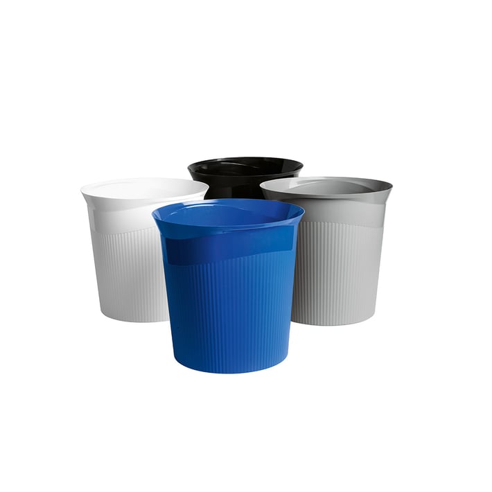 HAN Кош за отпадъци Re-Loop, пластмасов, 13 L, черен