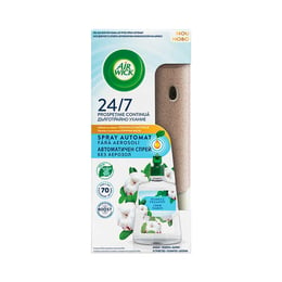 Air Wick Ароматизатор AF, с включен пълнител, свеж памук, 228 ml