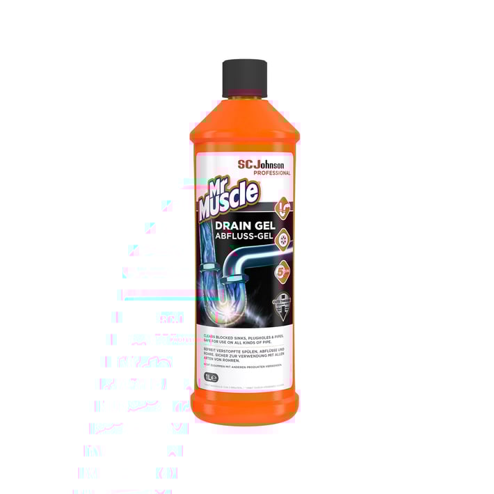 Mr.Muscle Препарат за отпушване на канали, 1 L