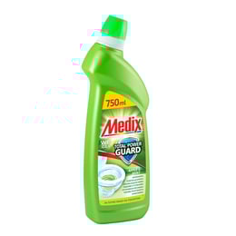 Medix Препарат за почистване на тоалетни Total Power Guard, гел, ябълка, светлозелен, 750 ml