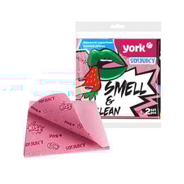York Кърпа So!Juicy, ароматизирана, ягода, 2 броя
