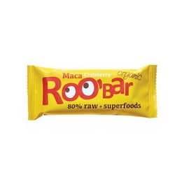 Roobar Суров бар, мака и червени боровинки, 30 g