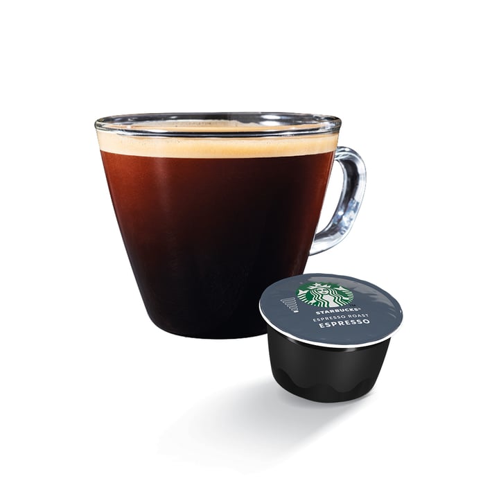 Nescafé Кафе капсула DG Starbucks, Dark Espresso Roast, 12 броя