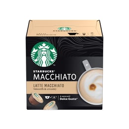 Nescafé Кафе капсула DG Starbucks, Latte Macchiato, 12 броя