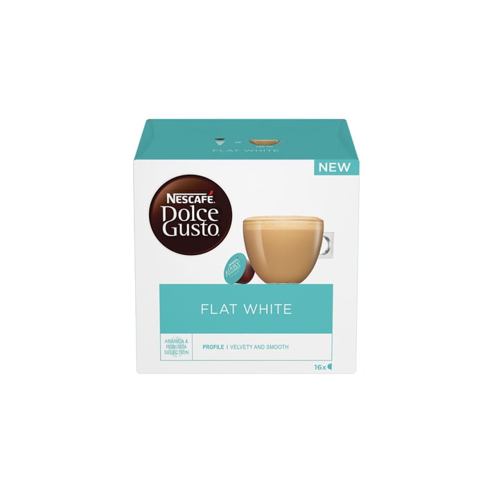 Nescafé Dolce Gusto Кафе капсула Flat White, 16 броя