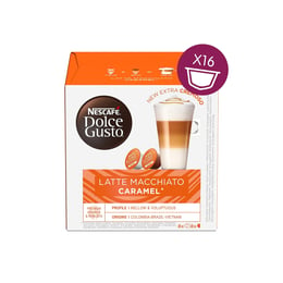 Nescafé Dolce Gusto Кафе капсула Latte Macchiato Caramel, 16 броя