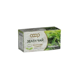 Coop Зелен чай, 1.5 g, 20 броя