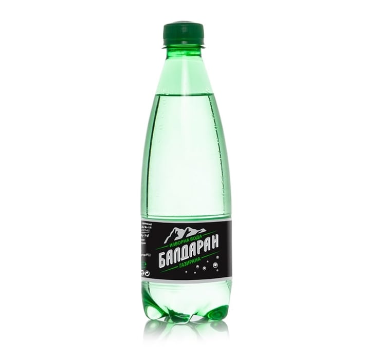 Балдаран Газирана вода, 500 ml, в пластмасова бутилка