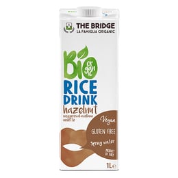 The Bridge Био напитка, оризова, с лешници, без глутен, 1 L