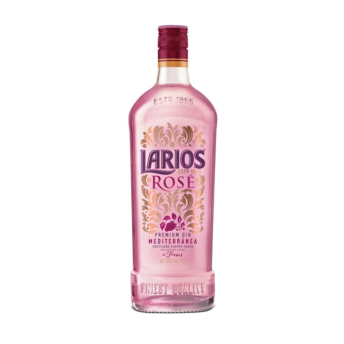 Джин Larios Rose, овкусен с ягоди, 0.7 L