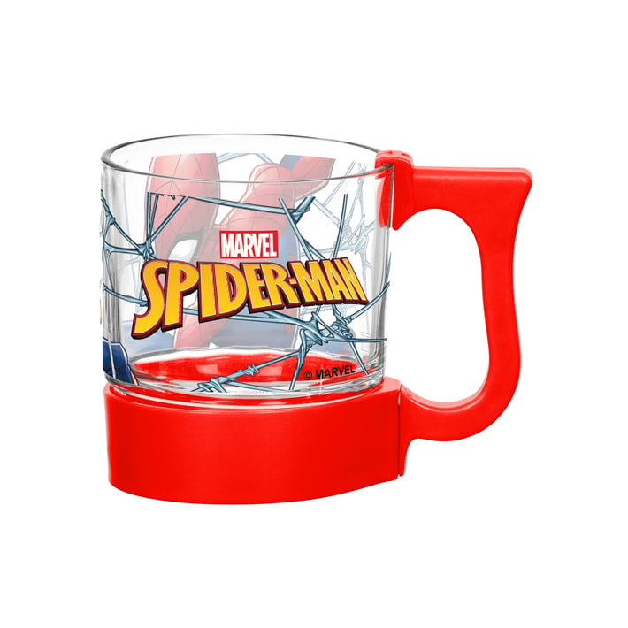 Disney Комплект Spiderman, кутия за съхранение 20 L, кутия за обяд 1 L, бутилка със сламка 370 ml, възглавница, стъклена чаша, чаша 280 ml