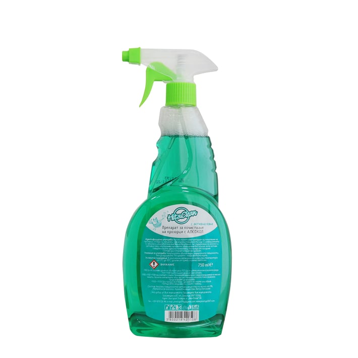 Hit&Clean Препарат за почистване на стъкла, 750 ml, с помпа