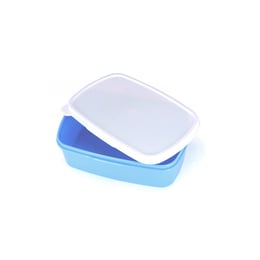BESTSUB Кутия за храна, 18 х 13 х 6 cm, синя, с възможност за персонализация