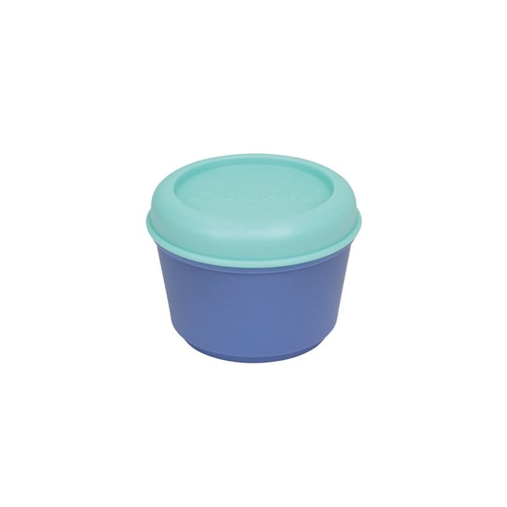 Milan Кутия за храна, кръгла, синя, 250 ml