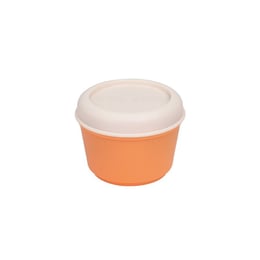 Milan Кутия за храна, кръгла, оранжева, 250 ml