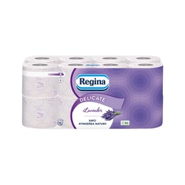 Regina Тоалетна хартия Lavender, целулоза, трипластова, 135 къса, 16 броя